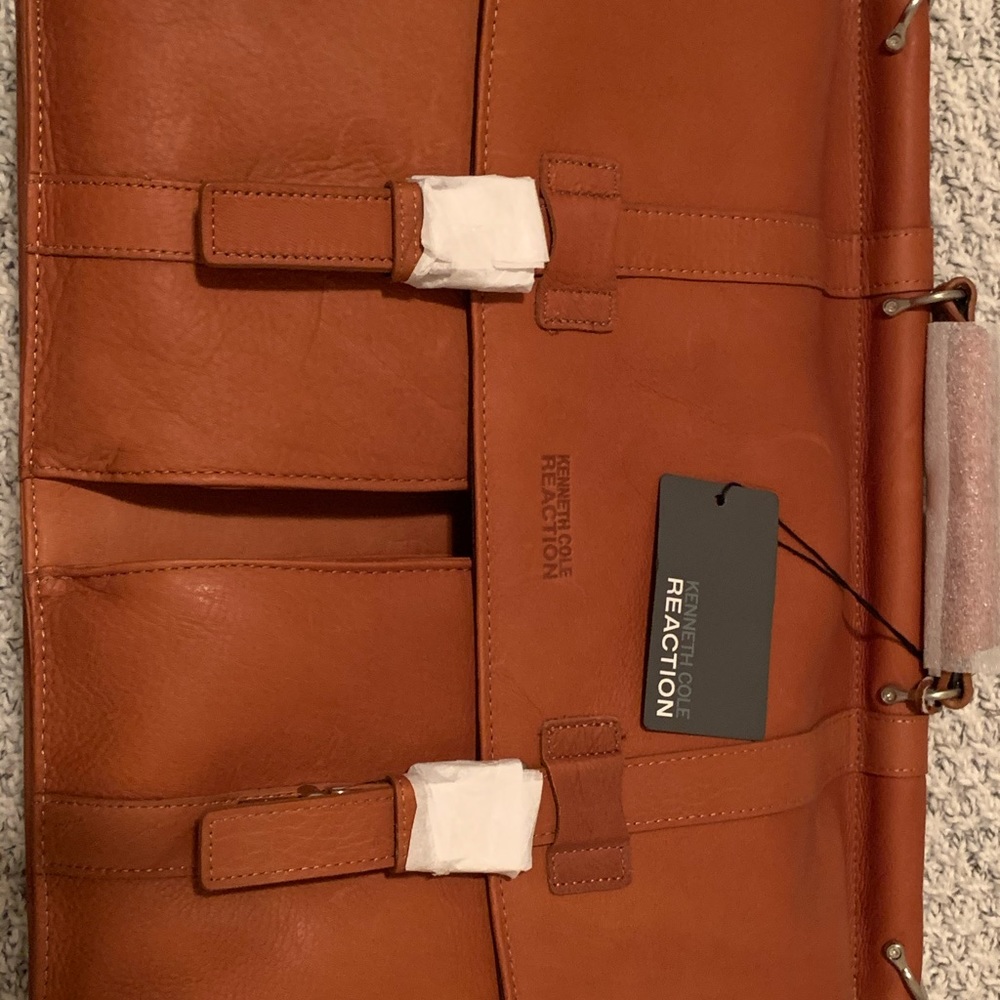 Kenneth Cole Reaction 100% Leather Laptop Bag